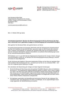  Revision der Stromversorgungsverordnung (Verzinsung des Kapitals im Stromnetz und in geförderten Anlagen zur Stromerzeugung aus erneuerbaren Energien)