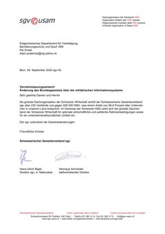  Änderung des Bundesgesetzes über die militärischen Informationssysteme