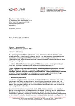  Train d'ordonnances agricoles 2021