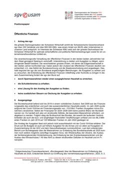  Öffentliche Finanzen