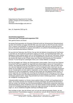  Teilrevision des Postorganisationsgesetzes POG