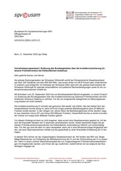  Änderung des Bundesgesetzes über die Invalidenversicherung (Intensive Frühintervention bei frühkindlichem Autismus)