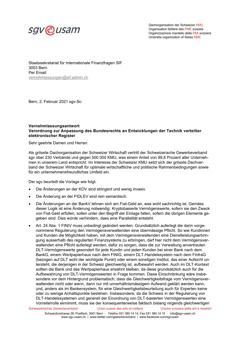  Verordnung zur Anpassung des Bundesrechts an Entwicklungen der Technik verteilter elektronischer Register