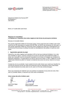  Loi fédérale sur l’imposition des rentes viagères et des formes de prévoyance similaires