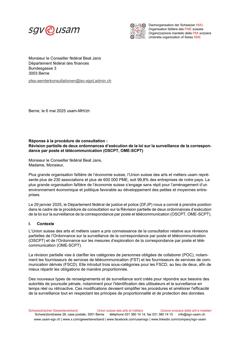  Révision partielle de deux ordonnances d’exécution de la loi sur la surveillance de la correspondance par poste et télécommunication (OSCPT, OME-SCPT)
